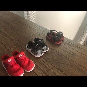 Nike and Jordan toddler shoes